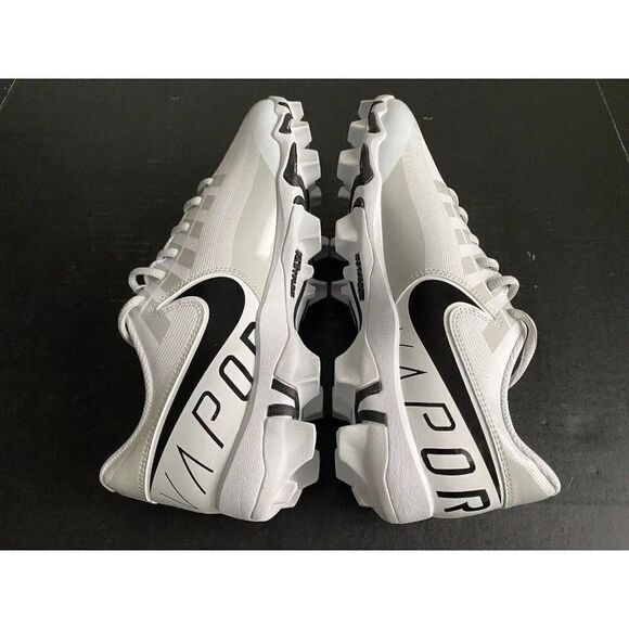 Nike Vapor Edge Shark Pro Football Cleats White Black DQ5114-100 Men’s Size 10 - Picture 1 of 10